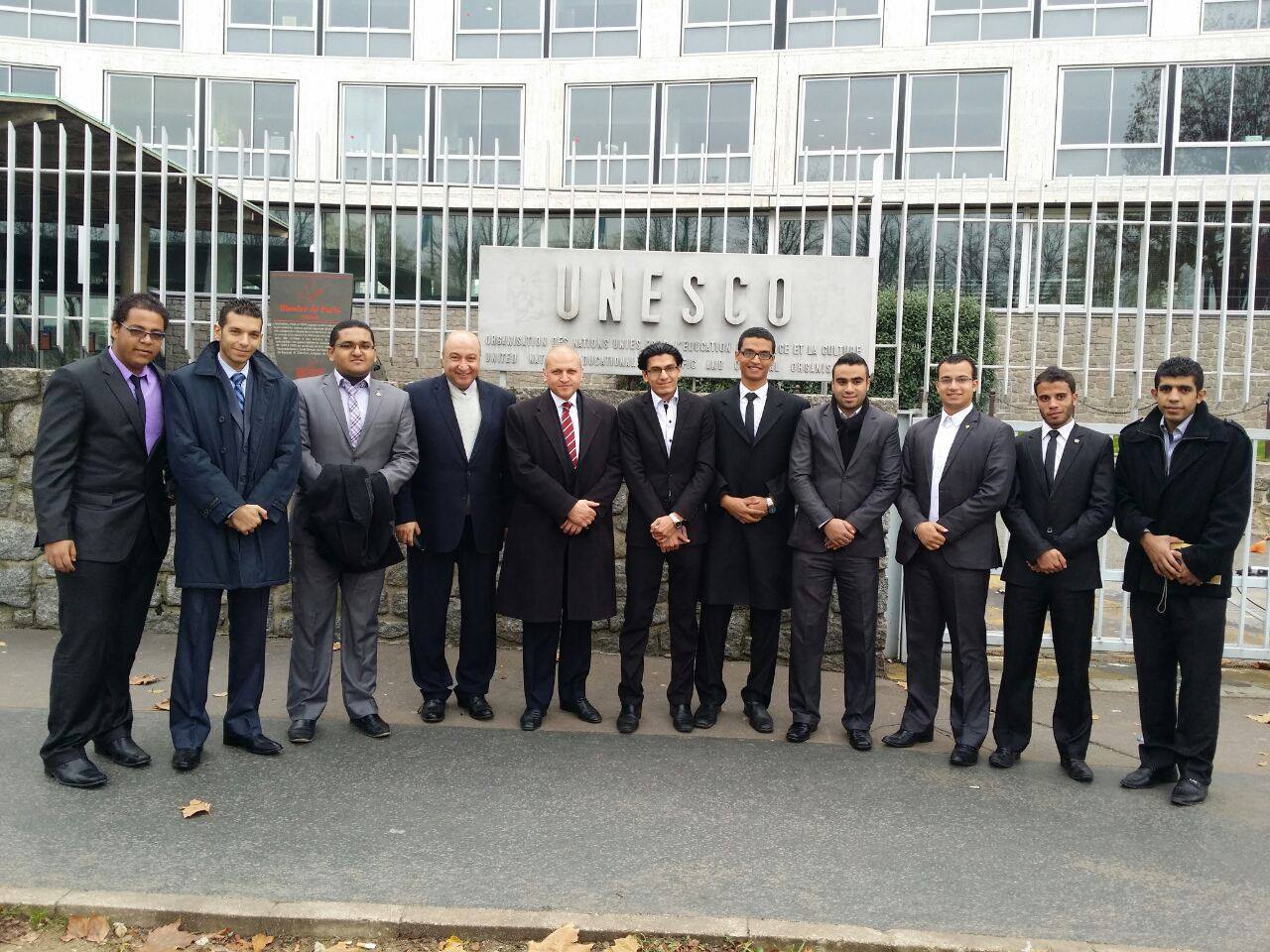 Egytpian Student Visit UNESCO